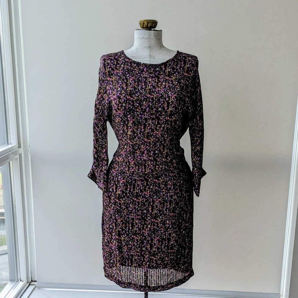CKS Drop Waist Floral Dress